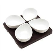 Sada 4 porcelánových misek