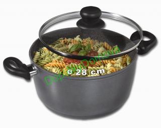 Hrnec s povrchem kamene STONELINE 28 cm 13,5 cm 7l INDUKCE