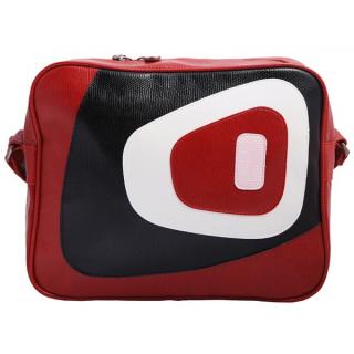 Urban Chic - Retro taška přes rameno (červená/bílá)