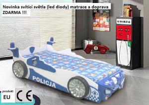 dětská auto postel POLICIE