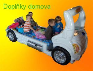 dětská auto postel TRUCK bílá