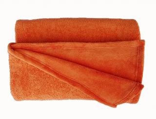 Super soft deka Dadka - oranžová