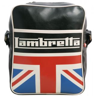 Lambretta - velká - Retro taška přes rameno (černá)