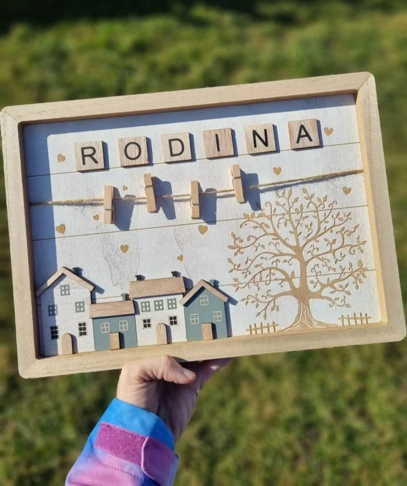 Cedule na vzkazy či fotky - rodina