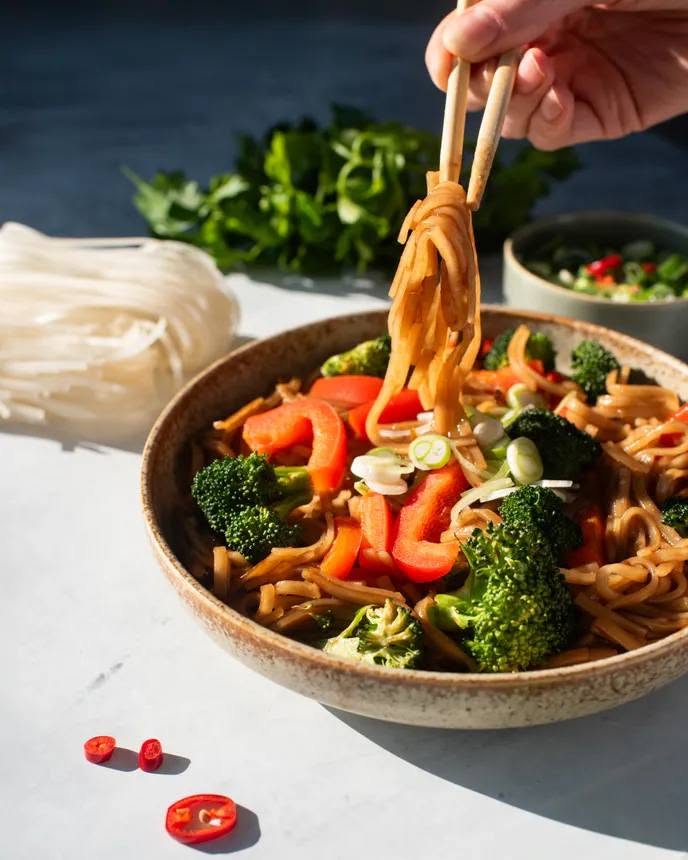 Vilgain Rýžové nudle – bezlepkové rýžové nudle typu tagliatelle, jemná struktura, hotové za pár minut