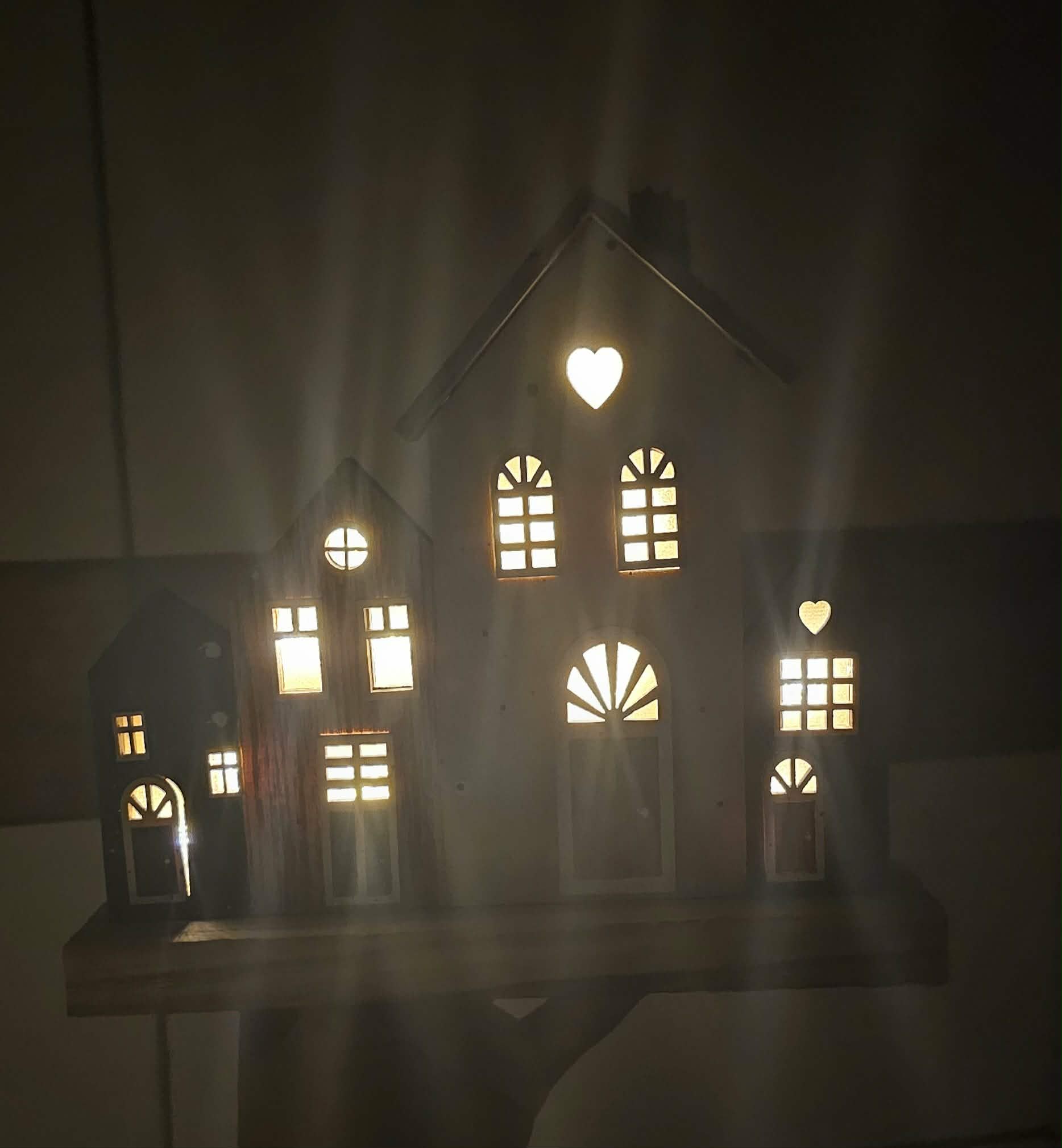 Vesnička/domečky s LED osvětlením