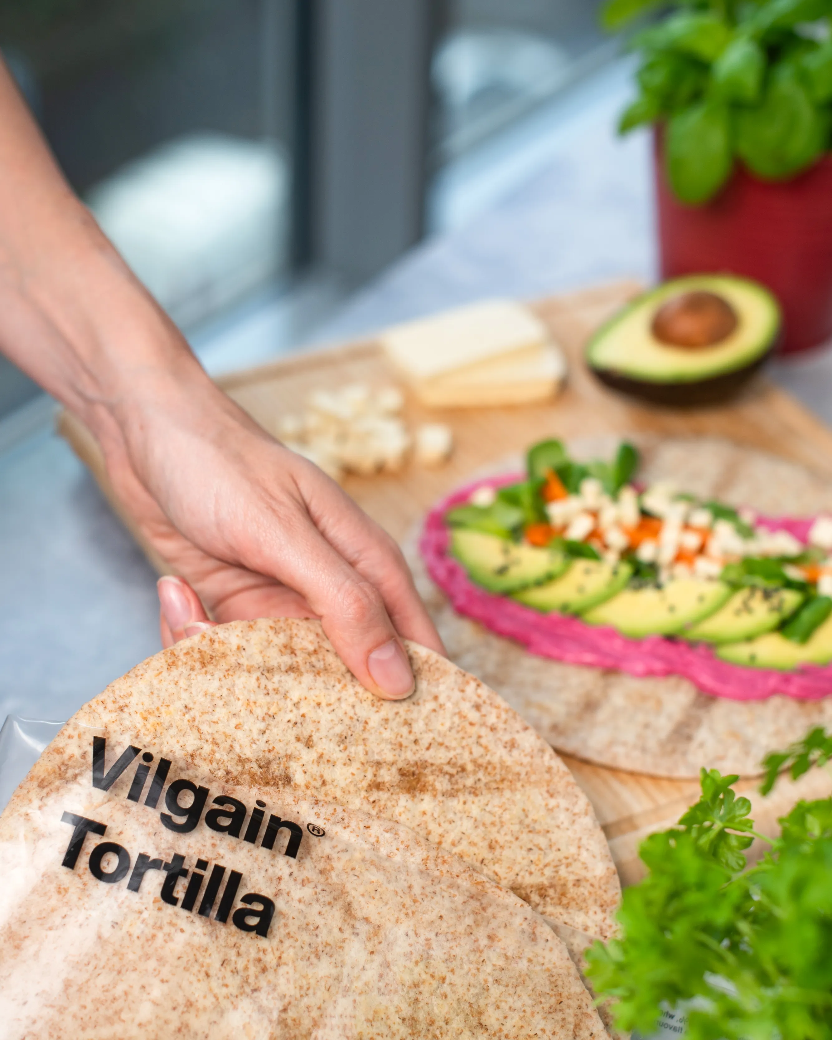 Vilgain Minutová tortilla BIO – celozrnná italská tortilla -3ks