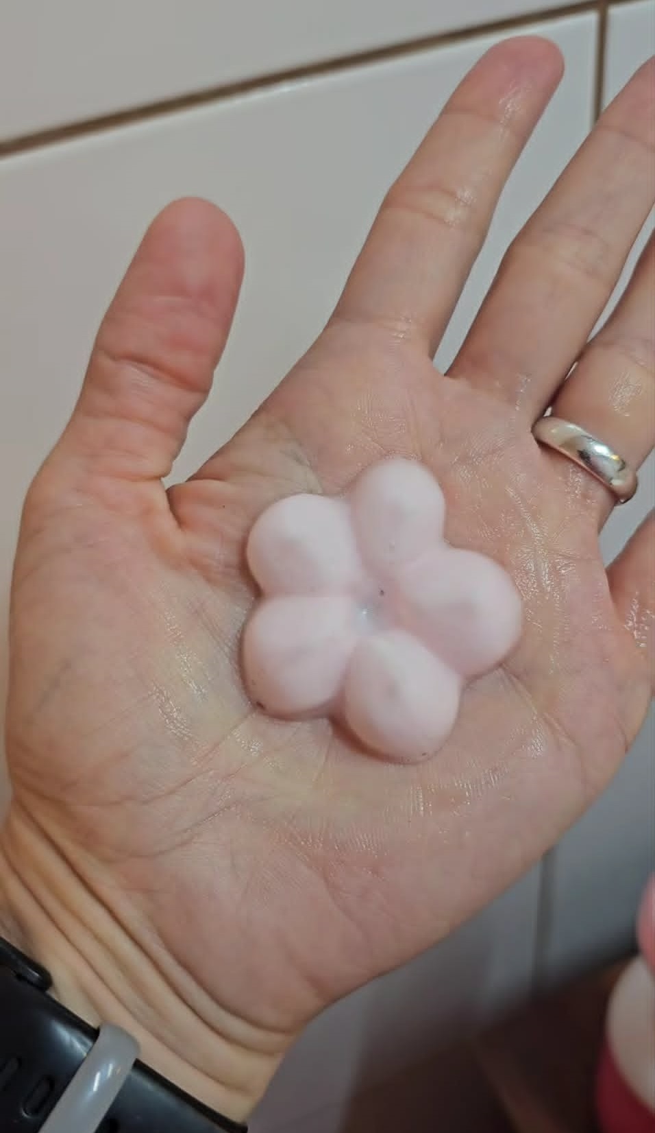 Pěna na mytí rukou HiSkin – 300 ml + 3D PERO + náplň - růžová
