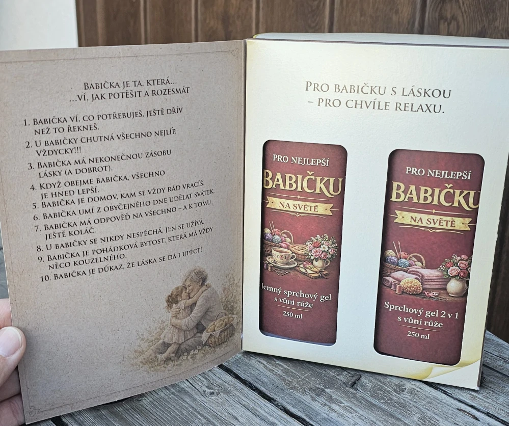 Dárková kosmetická sada - Babička
