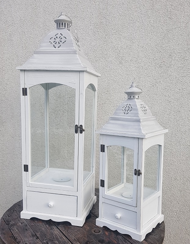 Dřevěná lucerna JOVANA, 40 cm - D3125/M