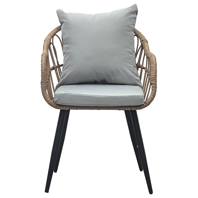 Zahradní židle, polyratan, přírodní