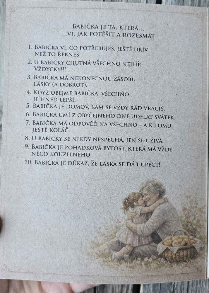 Dárková kosmetická sada - Babička