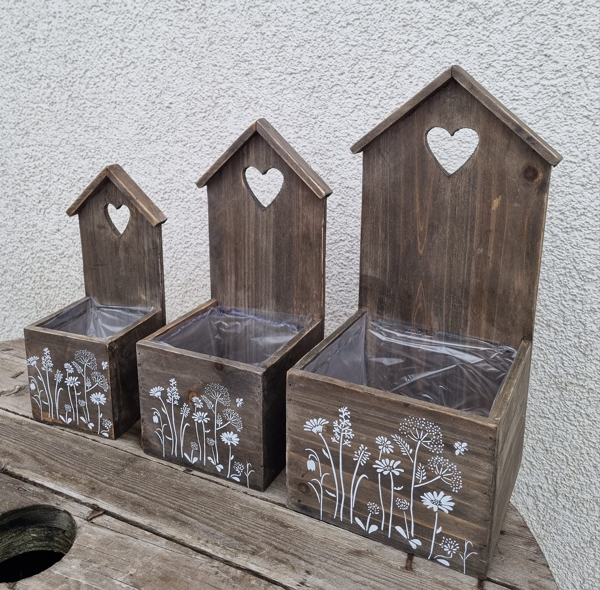 Dřevěný obal, sada 3 kusů