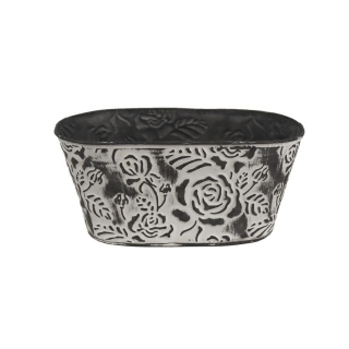 Obal/květináč plechový K2984, truhlík