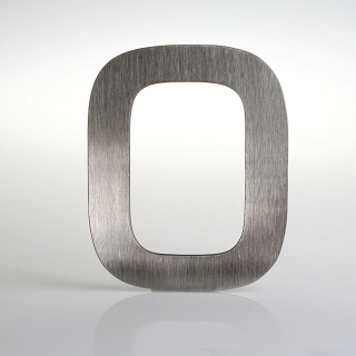 Domovní číslo popisné Nerez EUROMODE - č. 0