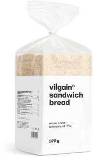 Vilgain Tousťák ⁠–⁠ 100% přírodní, nadýchaný, celozrnný toustový chléb, pouze 7 ingrediencí