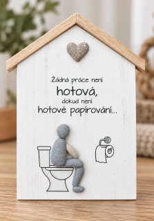 Domeček zavěšení - záchod