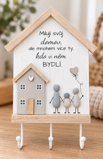 Věšák na klíče k zavěšení